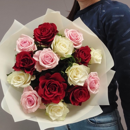 Классический микс из роз